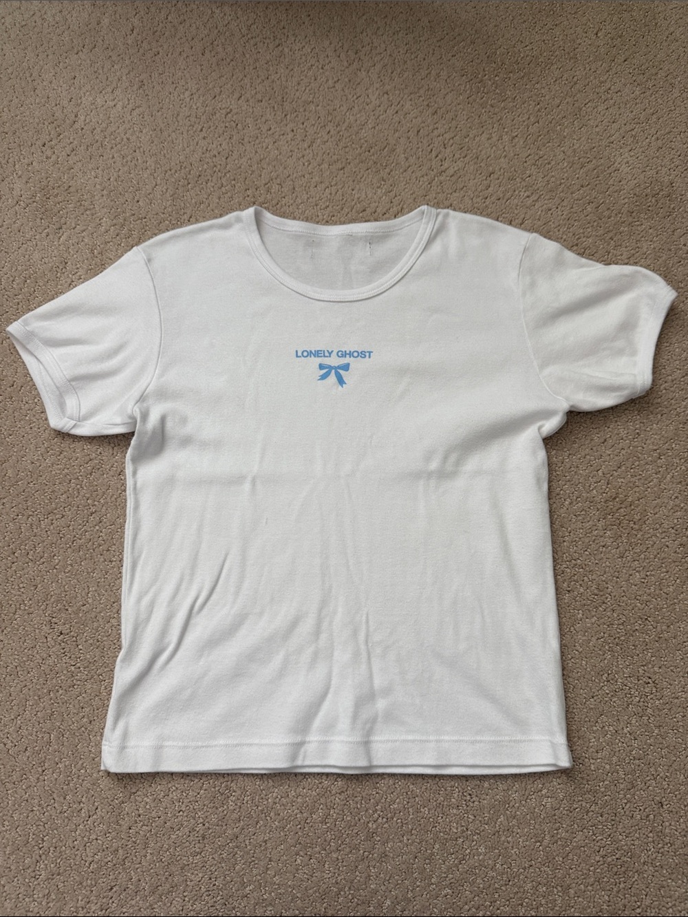 Lonely Ghost Bow baby tee